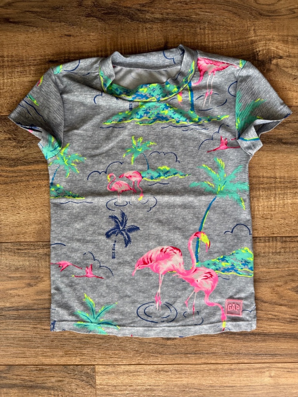Gap Kids Flamingo Print Rash Guard